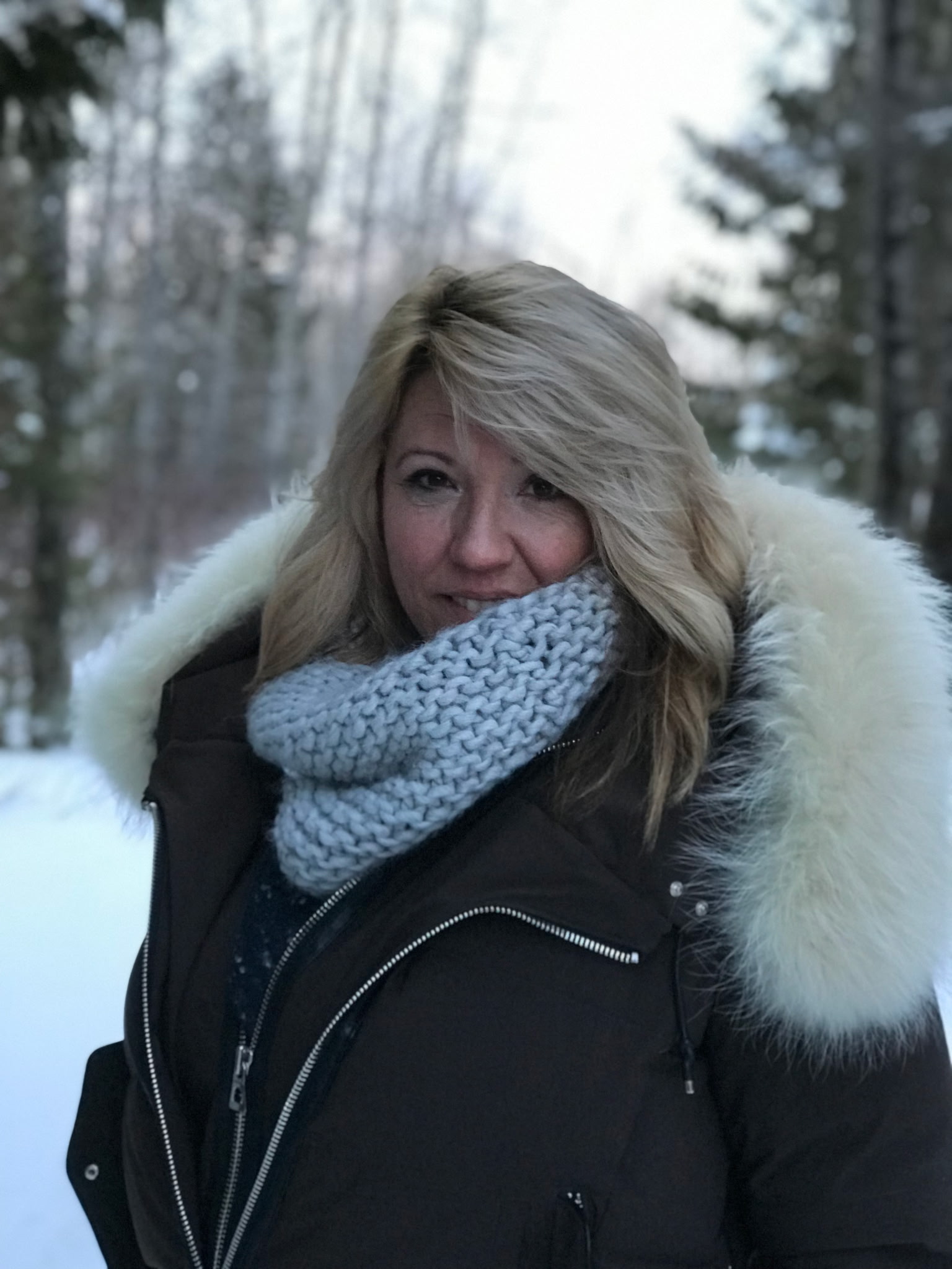 Kimberly Rose MSc, Spiritual Wellness Psychologist, winter portrait